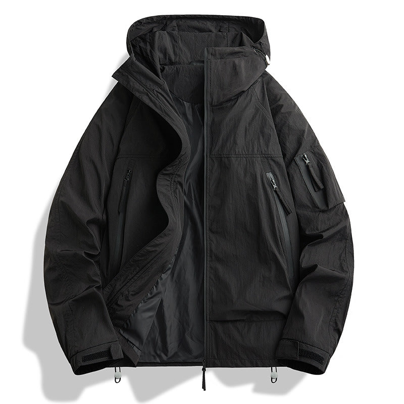 Herren Technische Outdoorjacke mit praktischen Taschen Drune