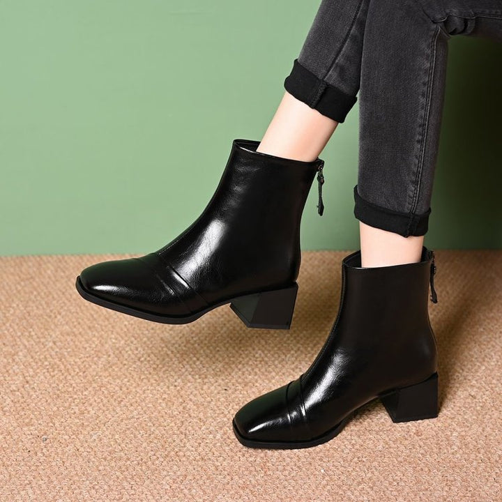 Damen Elegante Chelsea-Stiefeletten Drune