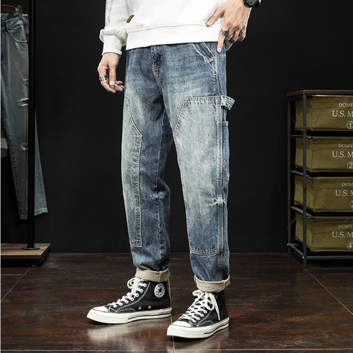 Herren Lässige Utility Jeans Drune