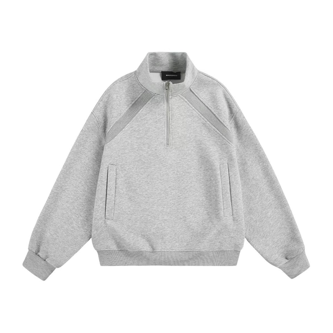 Damen Sportlicher Stehkragenpullover Drune