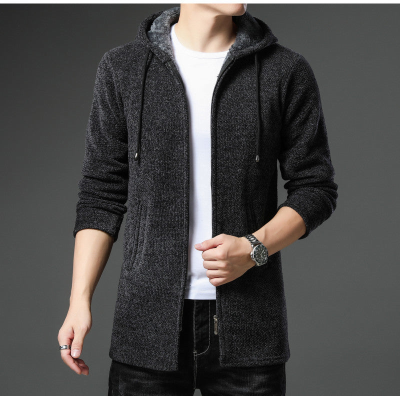 Herren urbane Freizeitjacke mit Kapuze Drune