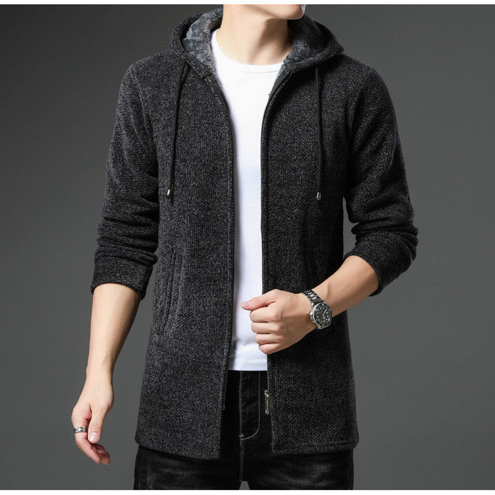 Herren urbane Freizeitjacke mit Kapuze Drune