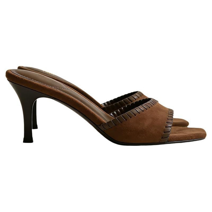 Damen Elegante Sling-Pumps mit filigranem Riemendesign und komfortablem Blockabsatz Drune