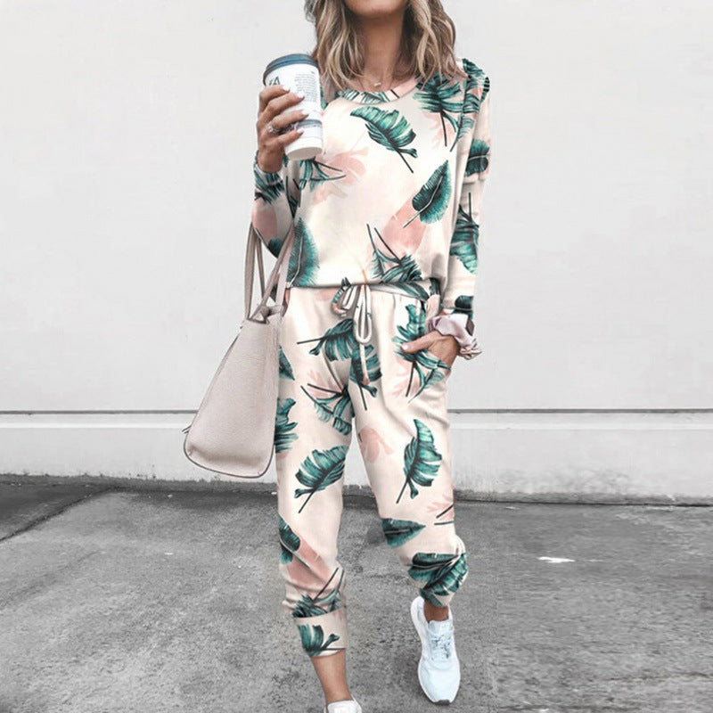 Damen lässiger Jumpsuit mit modernem Batik-Design und praktischen Taschen Drune