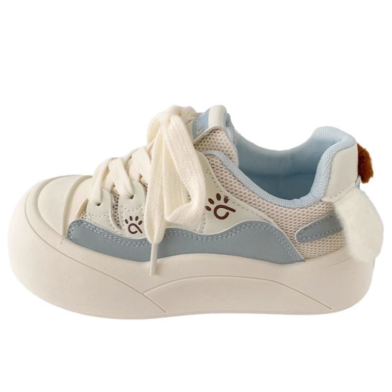 Damen Plattform-Sneaker mit verspielten Applikationen und bequemer Sohle Drune