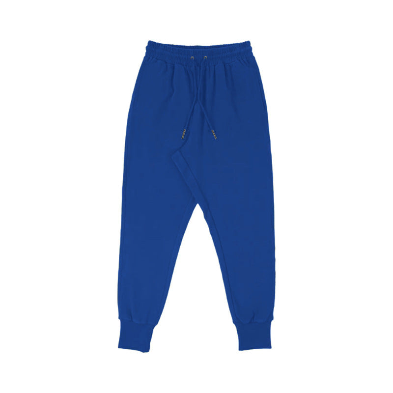 Unisex nan Jogginghose mit tiefem Schritt, elastischem Tunnelzugbund und gerippten Bündchen Drune