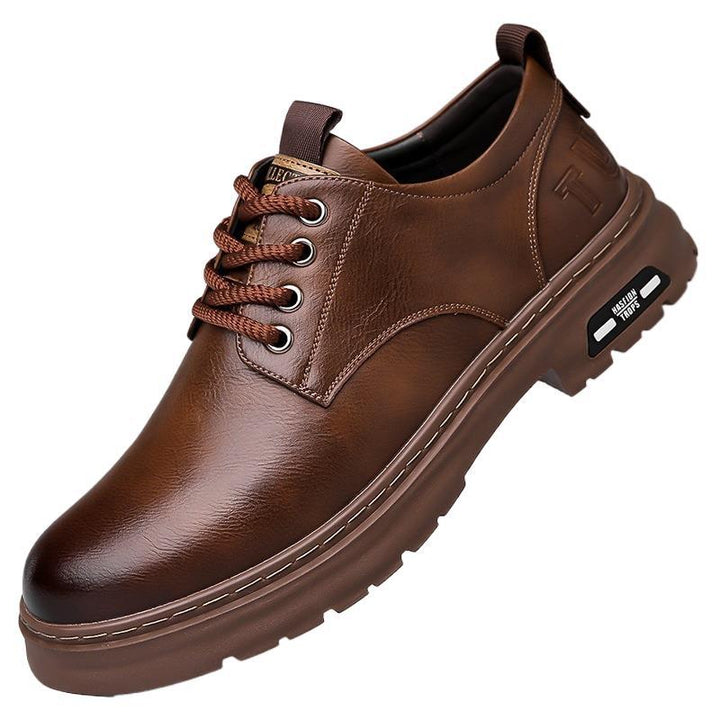 Herren Robuste und elegante Lederschnürschuhe Drune