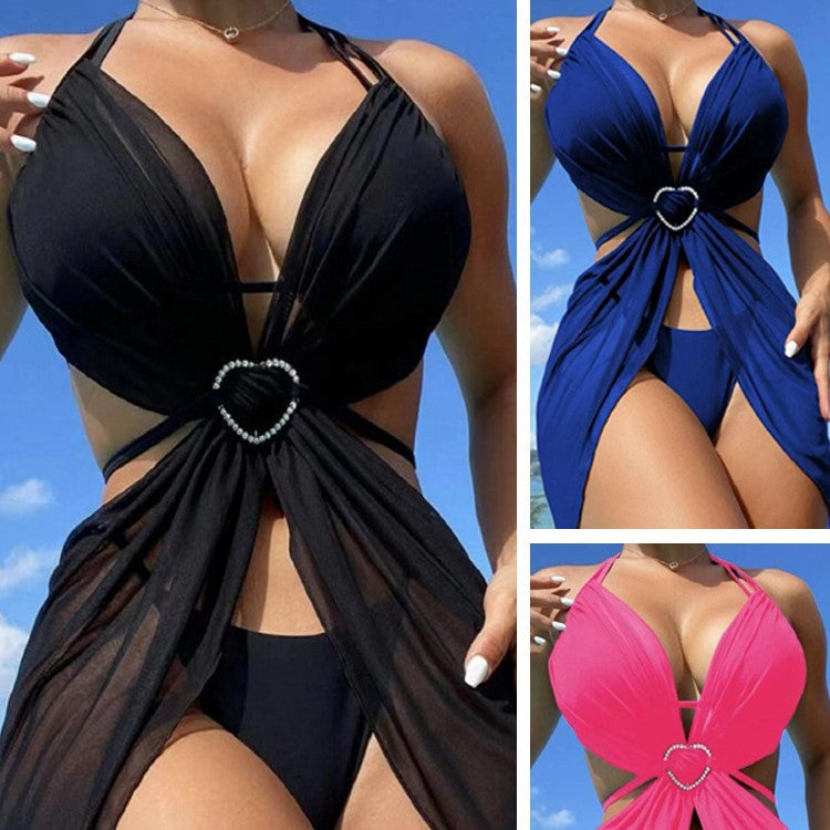 Damen Badeanzug mit eleganter Schnittführung Drune