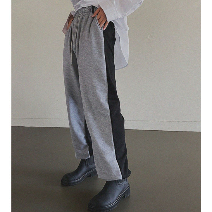 Damen sportliche Freizeithose mit seitlichen Farbdetails Drune