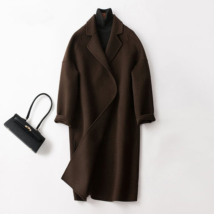 Damen Modischer Oversized-Mantel Drune
