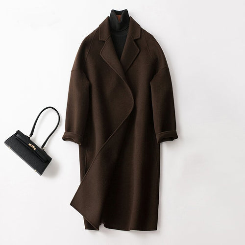Damen Modischer Oversized-Mantel Drune