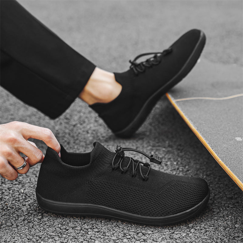 Herren Atmungsaktive Slip-On Sneakers mit Elastischem Verschluss Drune
