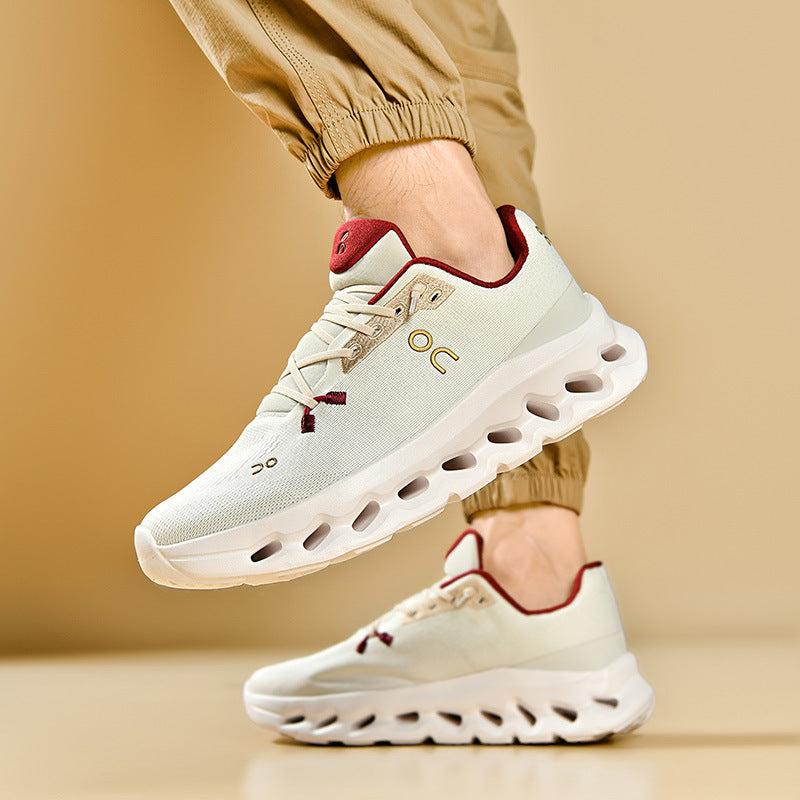 Unisex leichte Performance-Laufschuhe mit Hohlkammer-Zwischensohle und nahtlosem Strickoberteil Drune