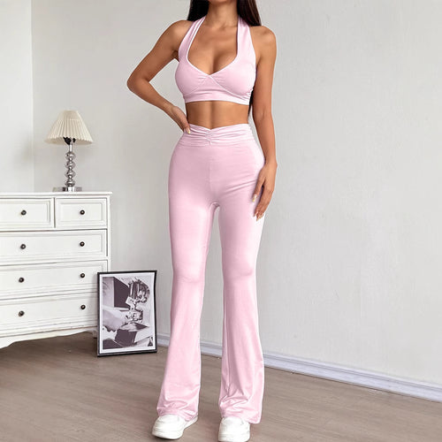 Damen Sportliches Zweiteiliges Set Drune