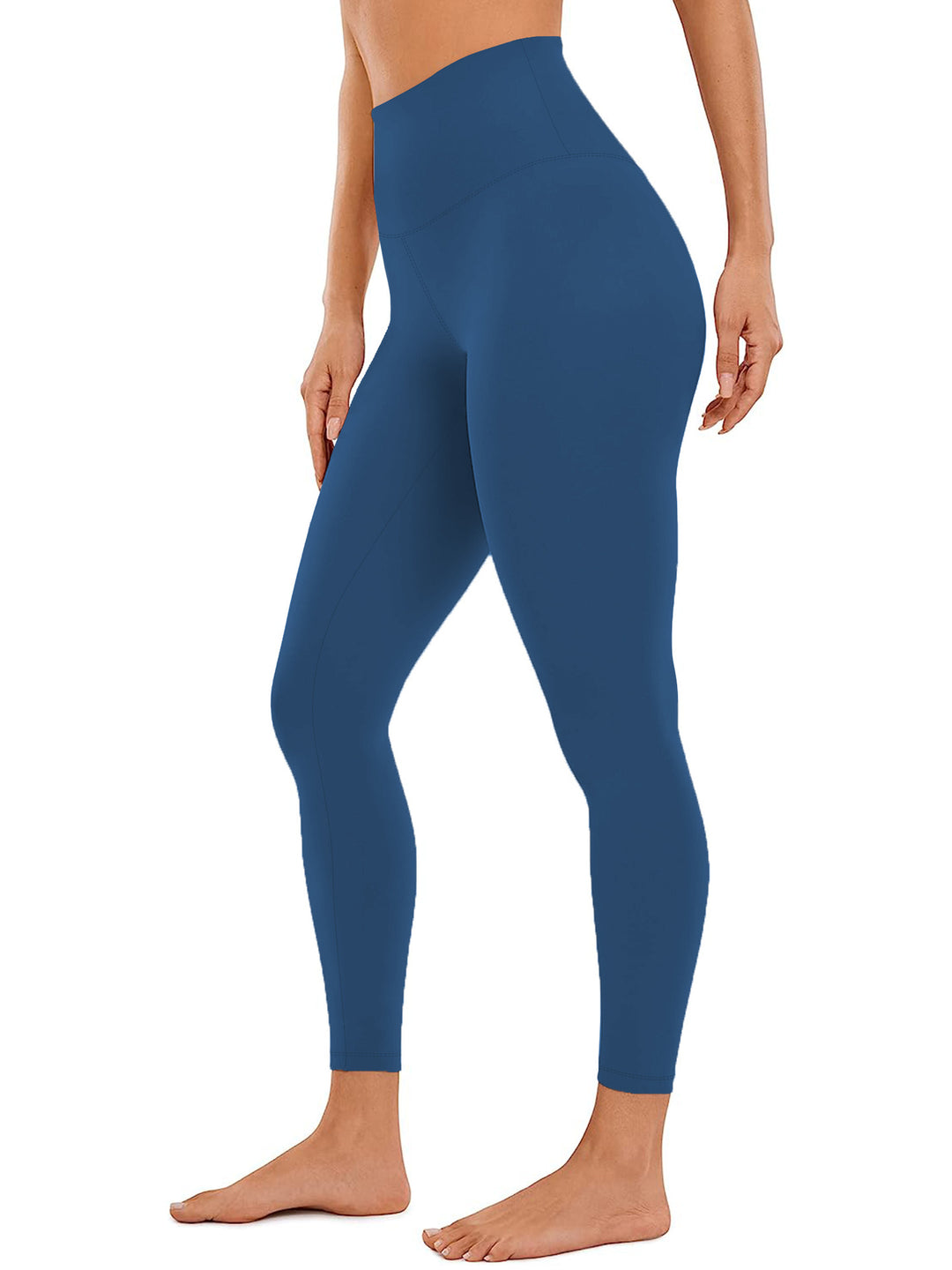 Damen Hohe Taillen Yoga-Leggings mit Bauchkontrolle und hohem Stretch Drune