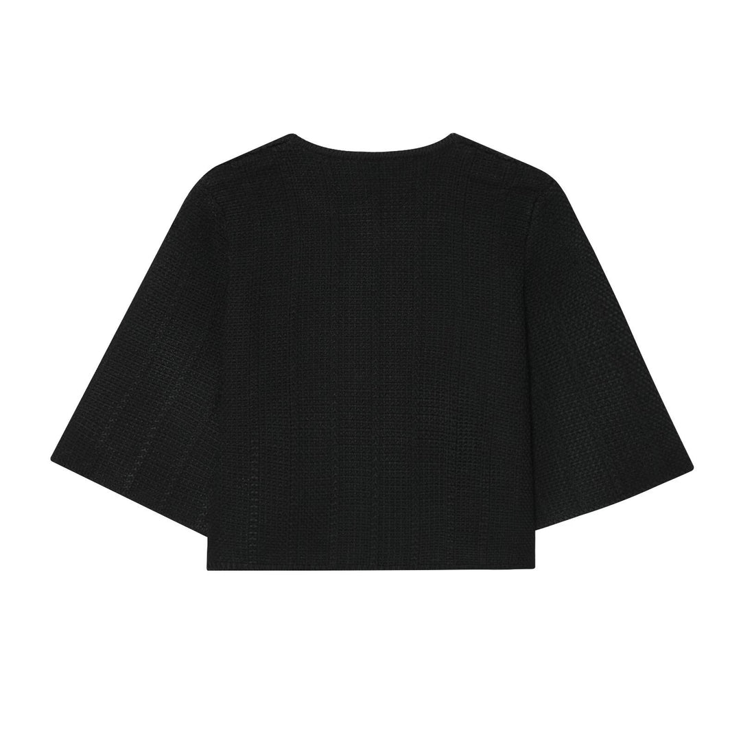 Damen modische Strickjacke mit elegantem Knopfverschluss Drune