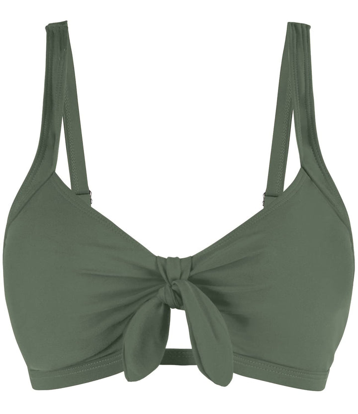 Damen Sportliches Bikinioberteil mit modischem Knotendetail Drune