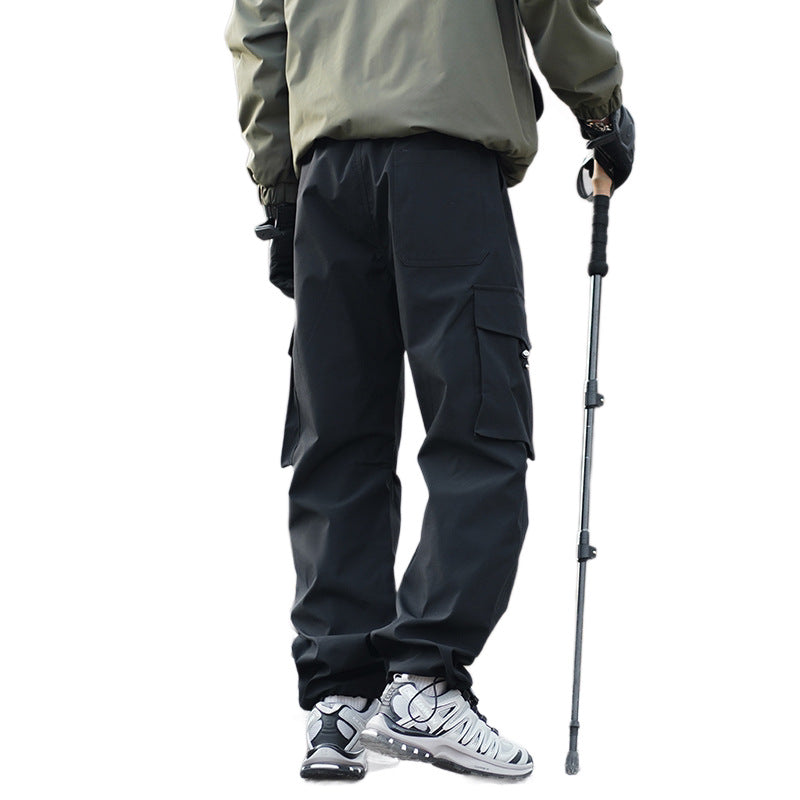 Herren Technische Outdoor-Cargohose mit wasserabweisendem Stretch und verstärkten Knien Drune