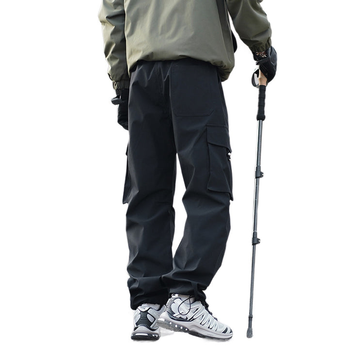 Herren Technische Outdoor-Cargohose mit wasserabweisendem Stretch und verstärkten Knien Drune