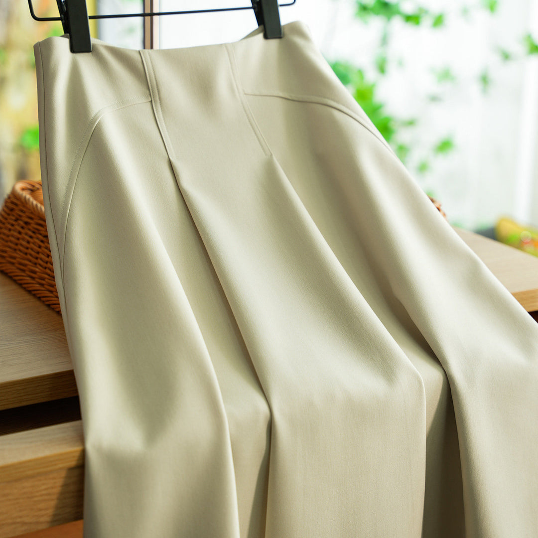 Damen Eleganter, weit geschnittener Maxirock Drune