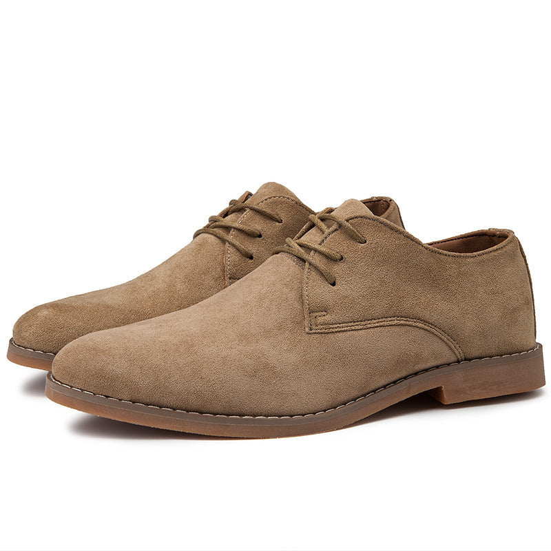 Herren Elegante Schnürschuhe aus weichem Wildleder Drune