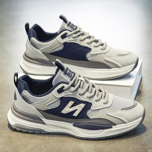 Herren Dämpfender Chunky-Laufschuh mit Mesh-Außenschicht und Komfortgedächtnis-Sohle Drune