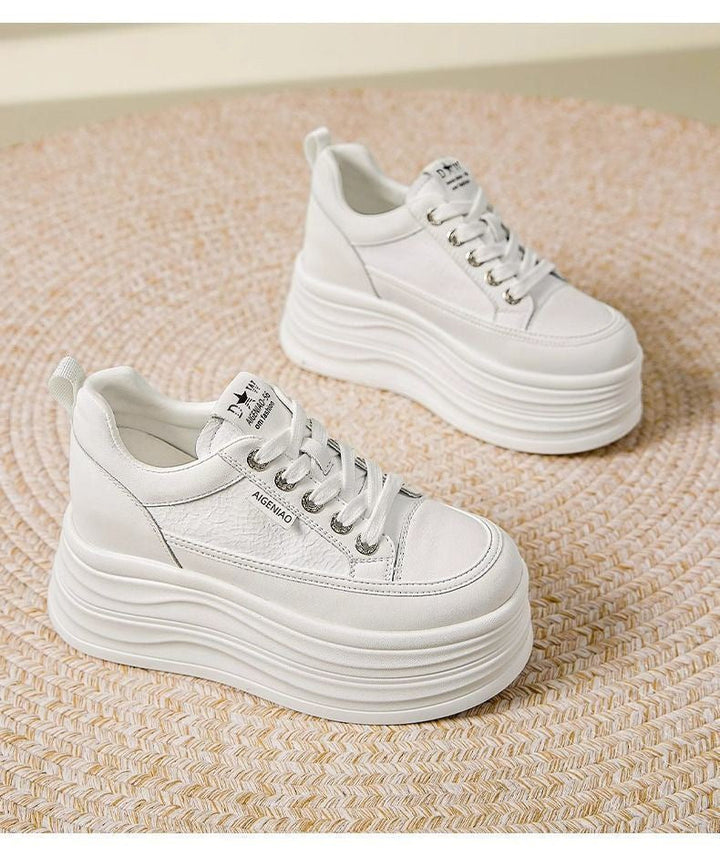 Damen Plateau Sneakers Drune