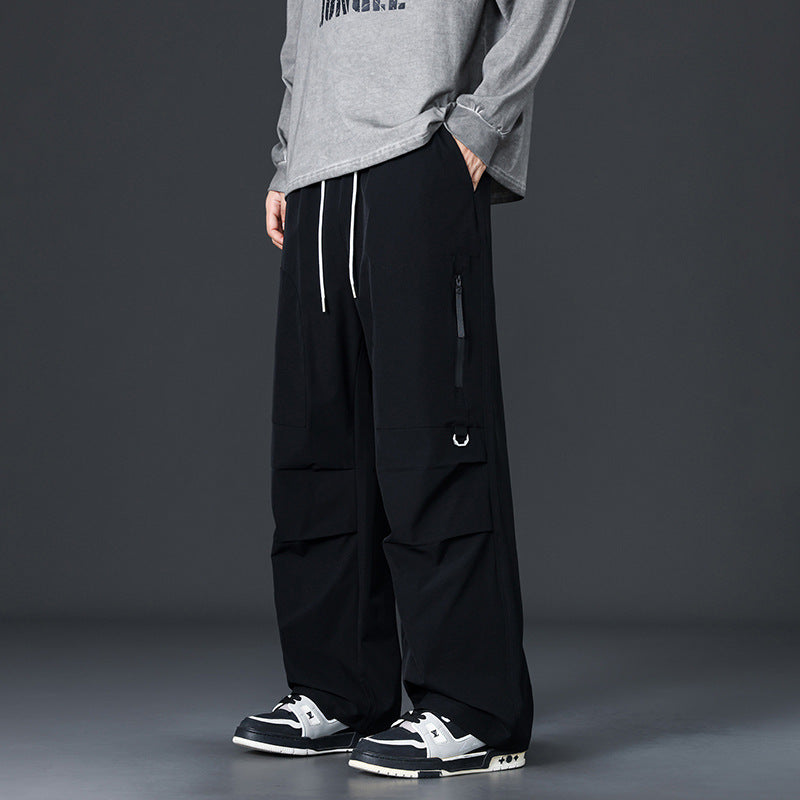 Herren Weitgeschnittene Cargo-Hose