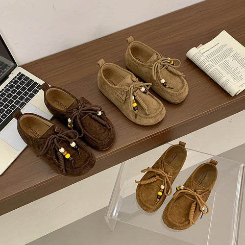 Damen Lässige Mokassins aus Wildleder Drune