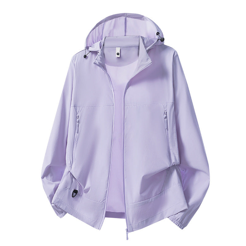 Herren Leichte Softshell-Übergangsjacke mit Kapuze, wind- und wasserabweisender Hülle & verstellbarem Kordelsaum Drune