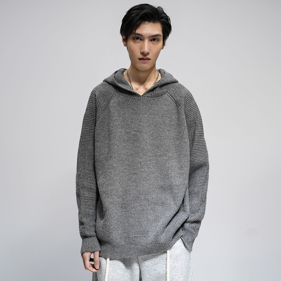 Herren Modischer Oversized Hoodie mit strukturiertem Design Drune