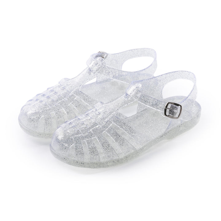 Damen Glitzernde Freizeit-Sandalen im Riemchen-Stil mit verstellbarem Verschluss Drune