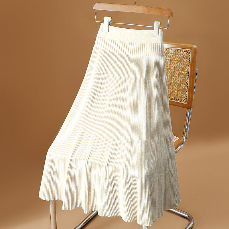 Damen Eleganter und schwingender Plisseerock Drune