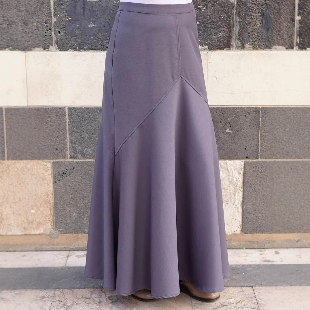 Damen Maxirock mit eleganter A-Linien-Silhouette Drune