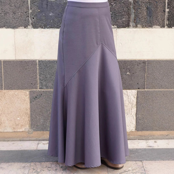 Damen Maxirock mit eleganter A-Linien-Silhouette Drune
