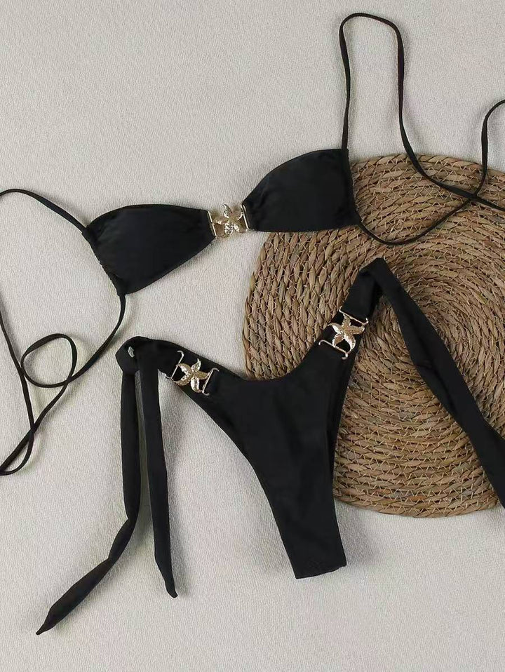 Damen Bikini-Set mit eleganten Schnallen Drune