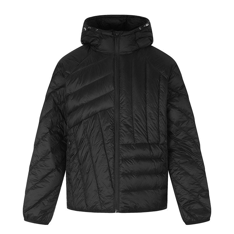 Damen Wattierte Oversize-Steppjacke mit Kapuze und geräuscharmem Mikrofaser-Außenmaterial Drune