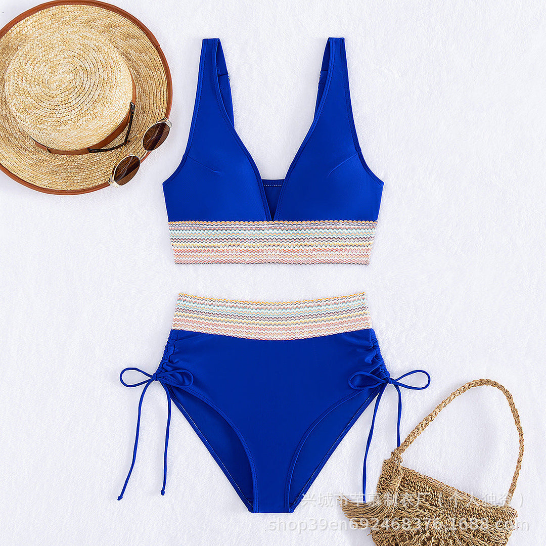 Damen Hochgeschnittener Sportbikini Drune