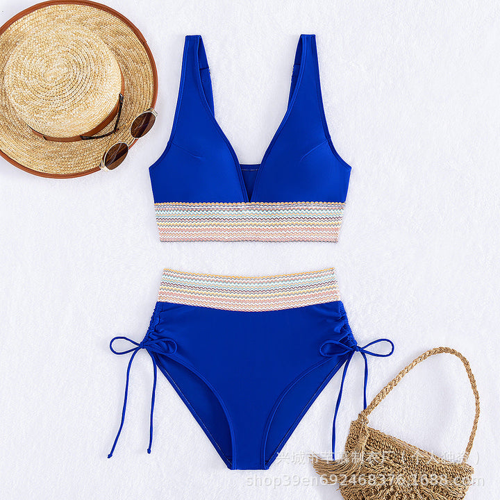 Damen Hochgeschnittener Sportbikini Drune