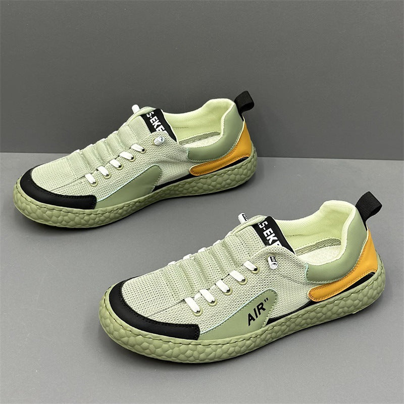 Herren Leichter atmungsaktiver Mesh-Sneaker mit strukturierter Air-Optik-Sohle Drune