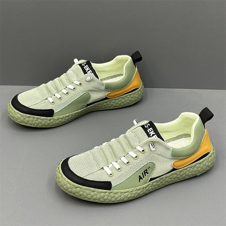 Herren Leichter atmungsaktiver Mesh-Sneaker mit strukturierter Air-Optik-Sohle Drune
