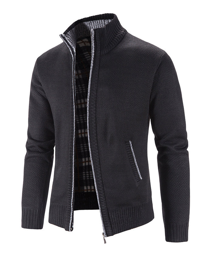 Drune | Herren Strickjacke Mit Reißverschluss Trachten
