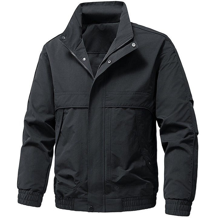 Herren technische Kapuzen-Softshelljacke mit verstellbarer Kapuze und Utility-Taschen Drune