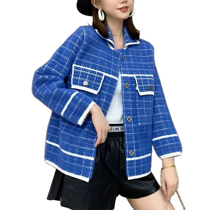 Damen Modische Jacke mit Komfortschnitt Drune