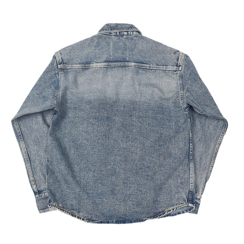Herren Denim Hemdjacke Drune