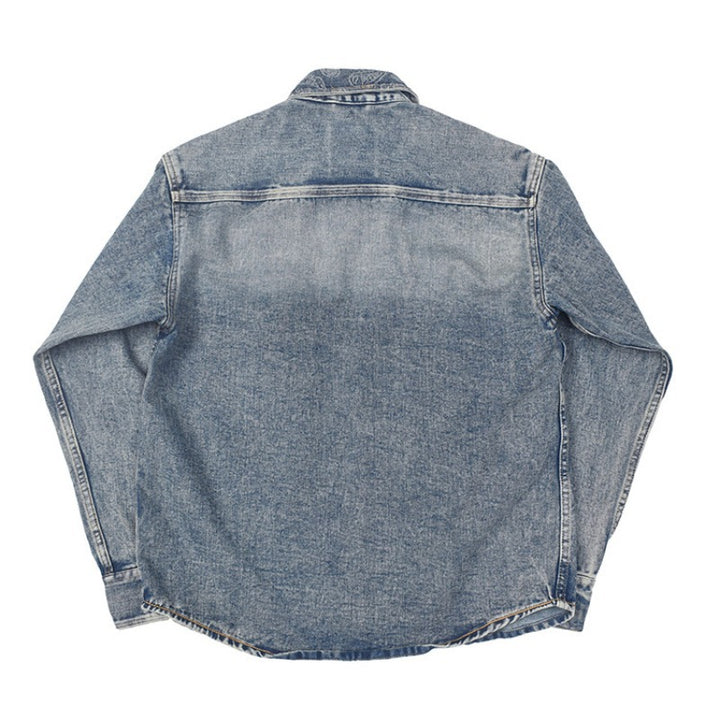 Herren Denim Hemdjacke Drune