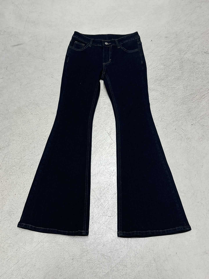 Damen Flared-Jeans mit stark ausgestelltem Schlag und figurbetonter Hüftpassform Drune