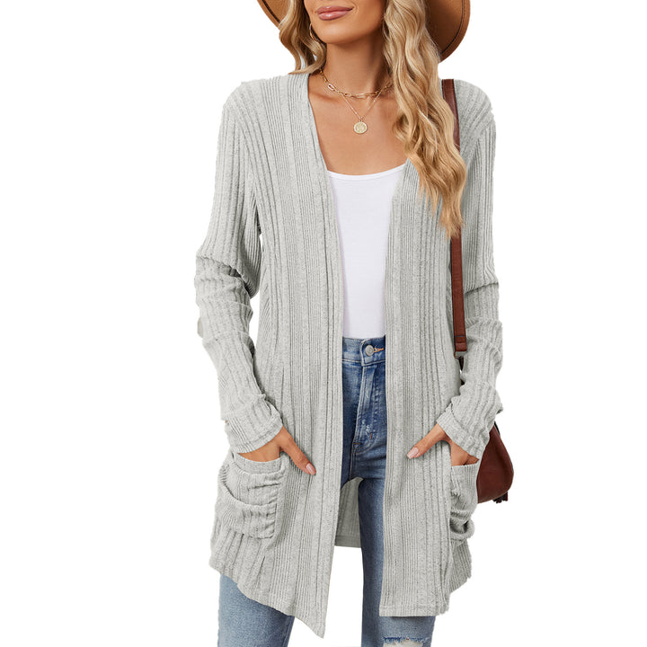Damen lässiger Strickcardigan Drune