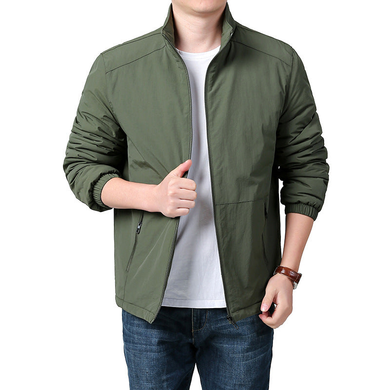 Herren Leichte Übergangsjacke mit elastischen Bündchen Drune