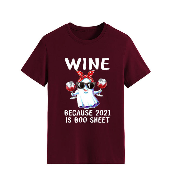 Damen Verspielt Geist-Themen Grafik T-Shirt Drune